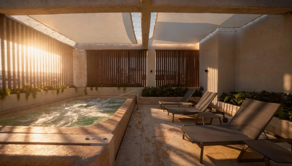 Casa Club jacuzzi spa Puerto Cancún